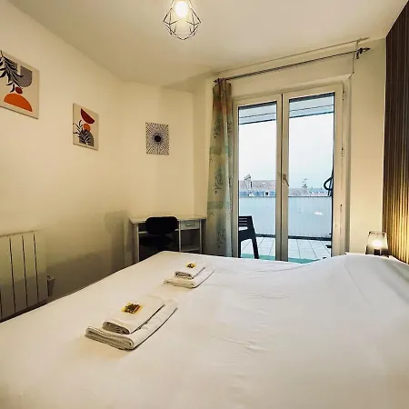 Belfort Grand T4 Avec Parking Et Terrasses Apartmán Remeš