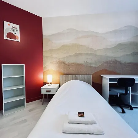 Belfort Grand T4 Avec Parking Et Terrasse 아파트 *